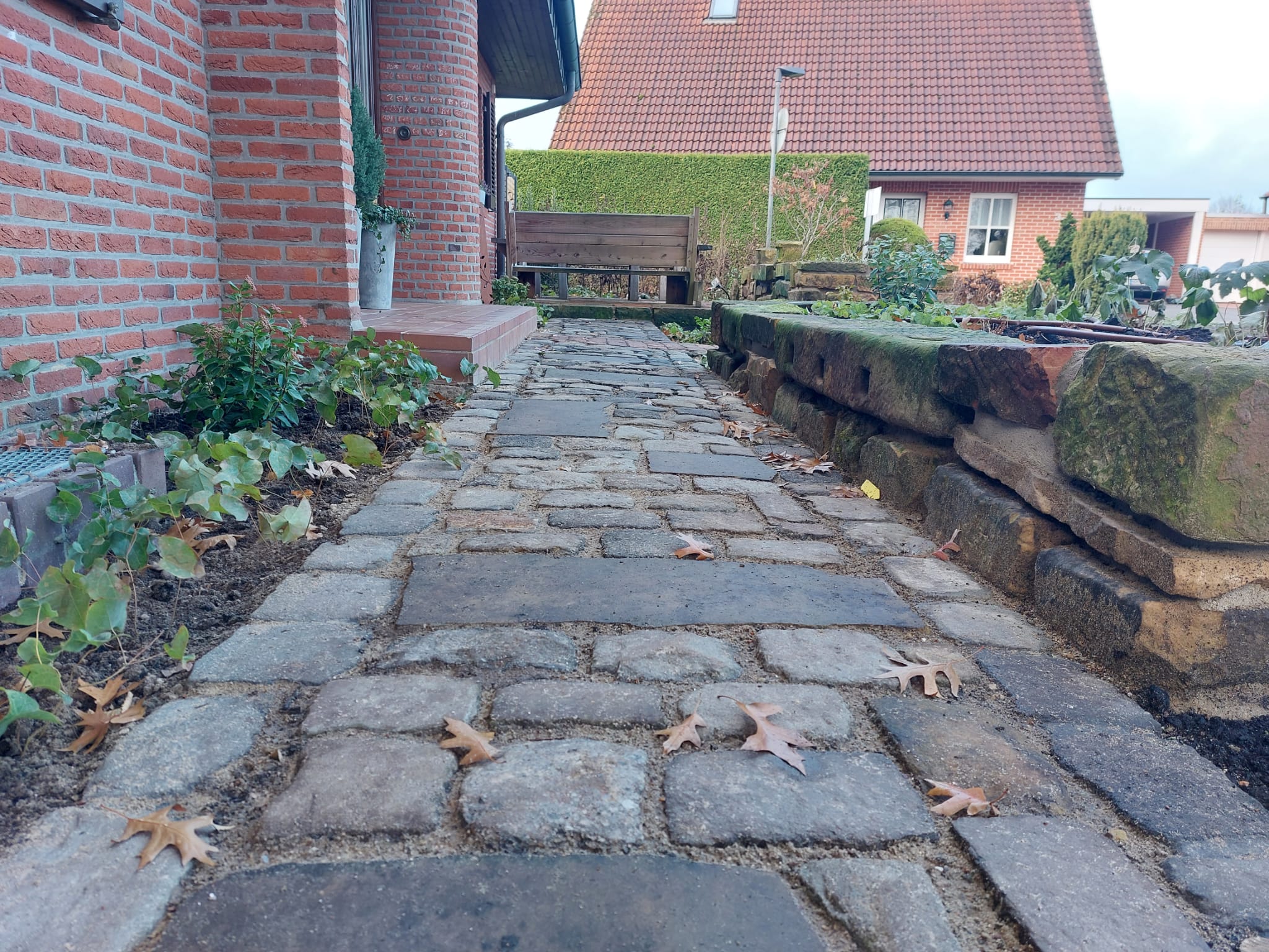Pflaster arbeiten de Jong Gartengestaltung aus Nordhorn